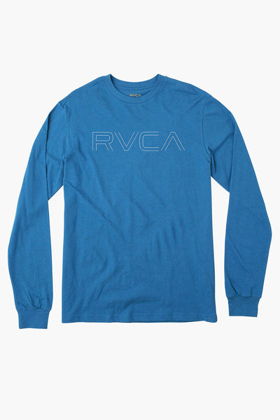 RVCA Pinner Long Sleeve - Bright Blue