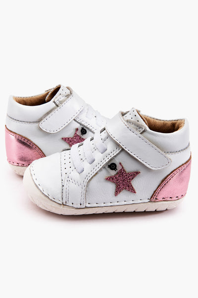 Old Soles Champster Pave Baby Shoes - Snow Pink Frost