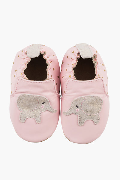 Robeez Ella Elephant Baby Girls Shoes