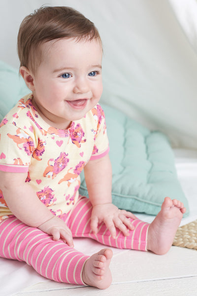 Hatley Lovely Lions Baby Girls Pajama Set