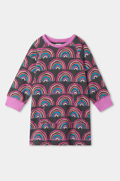 Girls Dress Hatley Prismatic Rainbows Sweatshirt 