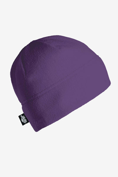 Turtle Fur Fleece Beanie Hat - Purple